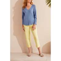 Tribal V-Neck Raglan Sweater Womens | Blue | Small | Christy Sports