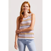 Tribal Racer Back Tank | Multi Pink | Medium | Christy Sports