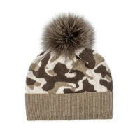 Mitchies Matchings Camo Hat Pom | Multi Khaki | Christy Sports