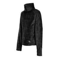 Obermeyer Furry Fleece Top Junior Girls | Black | Small | Christy Sports