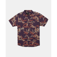 RVCA Anytime Short-Sleeve Shirt Mens | Multi Navy | Medium | Christy Sports