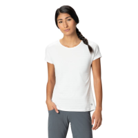 Mountain Hardwear Mighty Stripe Short-Sleeve Top Womens | Cream | Large | Christy Sports