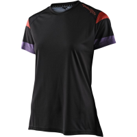 Troy Lee Lilium Short Sleeve Jersey Womens | Multi Black | Medium | Christy Sports