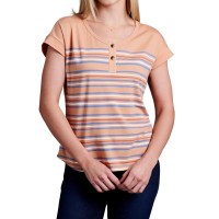 Kuhl Solstice Short Sleeve Top Womens | Multi Tan | Large | Christy Sports