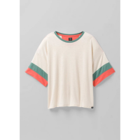 prAna Cozy Up Skywalk Tee Womens | Multi Cream | Medium | Christy Sports