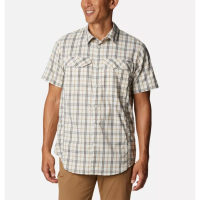 Columbia Silver Ridge Lite Plaid Short Sleeve Shirt Mens | Multi Tan | Small | Christy Sports