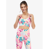 Roxy Kaileo Elongated Sports Bra Womens | Multi Coral | X-Small | Christy Sports