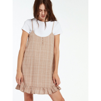 Volcom Island Crush Dress Womens | Khaki | Medium | Christy Sports