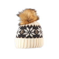 Starling Lars Pom Beanie Kids | White | Christy Sports