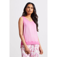 Tribal High-Low Tank Top Womens | Pink | Small | Christy Sports