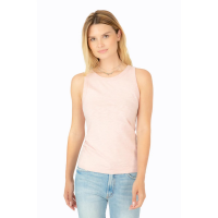 Dylan Slub Cotton Modern Tank Womens | Pink | Large | Christy Sports