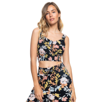 Roxy Sea Fog Strappy Tank Top Womens | Multi Black | X-Large | Christy Sports