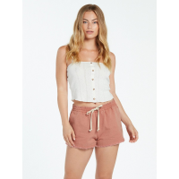 Volcom Strutin Stone Short Womens | Coral | Medium | Christy Sports