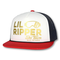 Ski Town All Stars Lil Ripper Youth Trucker Hat | Multi White | Christy Sports
