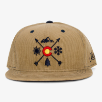 Aksels Colorado Arrows Corduroy Snapback Hat | Khaki | Christy Sports