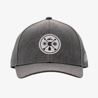 Aksels CO Arrows Heather Low Pro Curved Bill Hat | Gray | Christy Sports