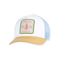 Pistil Burnside Trucker Hat Womens | Multi Yellow | Christy Sports