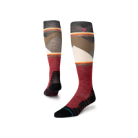 Stance Jimmy Chin UL Merino Socks | Multi Red | Large | Christy Sports