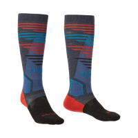 Bridgedale Lightweight Merino Endurance Over the Calf Ski Socks Mens | Blue | X-Large | Christy Sports