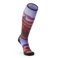Smartwool Floral Field Zero Cushion Merino Socks Womens | Multi Purple | Small | Christy Sports