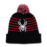 Spyder Icebox Pom Beanie Kids | Multi Black | M/L | Christy Sports