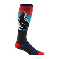 Darn Tough Solstice OTC Lightweight Snow Socks Mens | Charcoal | X-Large | Christy Sports