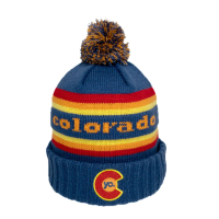 YoColorado Retro Flyer Beanie | Multi Navy | Christy Sports