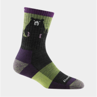 Darn Tough Bear Town Micro Crew Lightweight Hiking Sock Womens | Multi Lime | Large | Christy Sports