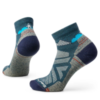 Smartwool Hike Clear Canyon Pattern Ankle Socks Womens | Multi Denim | Small | Christy Sports