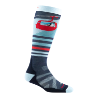 Darn Tough Skipper Ski & Snowboard Sock Kids | Multi Blue | Small | Christy Sports