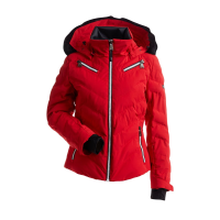 Nils Tyrol Jacket w/ Faux Fur Hood Womens | Red | 4 | Christy Sports