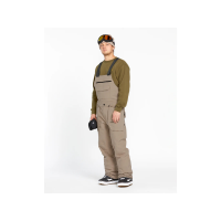 Volcom Road Bib Mens | Tan | Small | Christy Sports