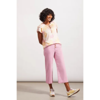 Tribal Audrey Button Fly Wide Leg Capri Womens | Lilac | 8 | Christy Sports