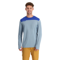 Spyder Arc Long Sleeve Crew Mens | Multiperiwinkle | Large | Christy Sports