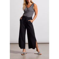 Tribal Wear 2 Way Wide Leg Pants With Slits Womens | Black | Small | Christy Sports