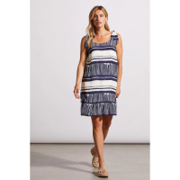 Tribal Sleeveless Dress With Shoulder Ties Womens | Navy | Small | Christy Sports