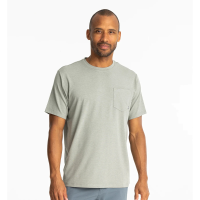 Free Fly Bamboo Flex Pocket Tee Mens | Light Green | X-Large | Christy Sports
