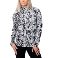 Sno Skins Sport Jacquard 1/4-Zip Mid-Layer Womens | Multi White | Small | Christy Sports