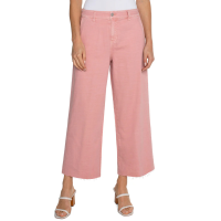 Liverpool Stride Hi-Rise Pants w/ Cut Hem Womens | Pink | 10 | Christy Sports