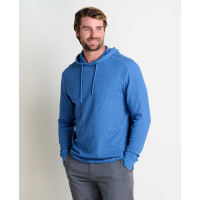 Toad&Co Framer II Long Sleeve Hoodie Mens | Multi Blue | X-Large | Christy Sports