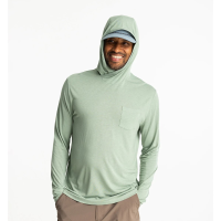 Free Fly Bamboo Lightweight Hoodie Mens | Light Green | Large | Christy Sports