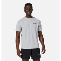 Mountain Hardwear Crater Lake Short Sleeve Crew T-Shirt Mens | Gray | Large | Christy Sports