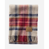 Pendleton Motor Robe With Leather Carrier | Multi Red | Christy Sports