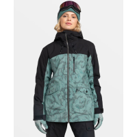 Roxy Stated Snow Jacket Womens | Multi Green | Small | Christy Sports