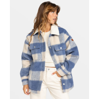 Roxy Passage of Time Shacket Womens | Multi Lt Blue | Medium | Christy Sports