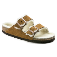 Birkenstock Arizona Shearling Sandals Womens | Tan | 41 | Christy Sports