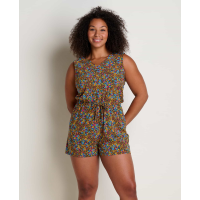 Toad&Co Sunkissed Liv Romper Womens | Multi Black | Medium | Christy Sports