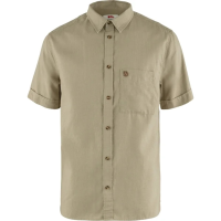 Fjallraven Ovik Travel Shirt Short Sleeve Mens | Tan | X-Large | Christy Sports