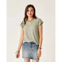 Carve Designs Mila Hemp Top Womens | Multi Green | Large | Christy Sports