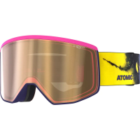 Atomic Four Pro L Signature NMC Goggles + HD Photo Amber Lens | Multi Pink | Christy Sports